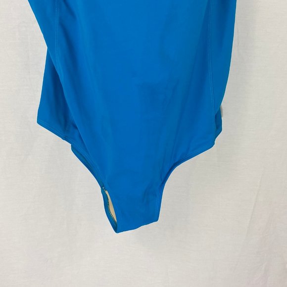 Swim 365 One Piece Swimsuit Blue 32 - Picture 3 of 10